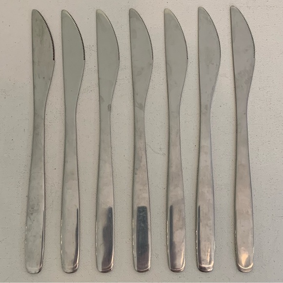 7 Ikea 224 58 Stainless Steel Flatware 8" Dinner Knives Knife Silverware Set Lot - Picture 1 of 7